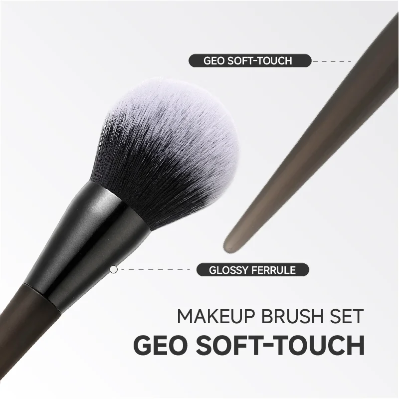 St Future Geo Smoky Grey Beauty Makeup Brush Set