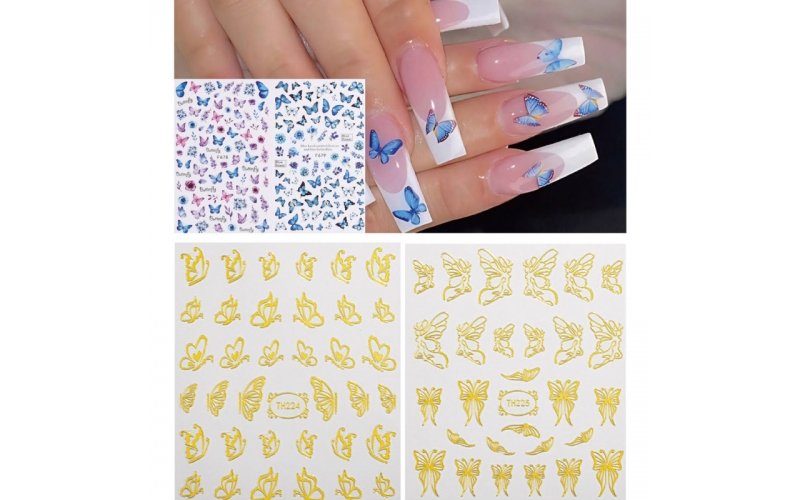 Floral Nail Art Stickers