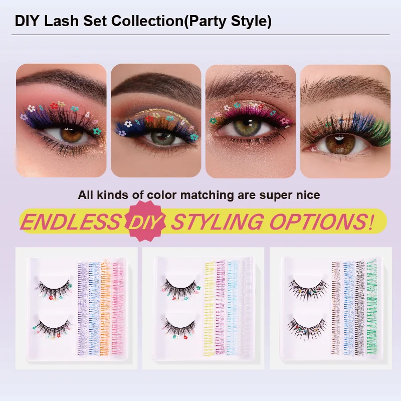 St Future DIY Party-Style False Eyelash Set