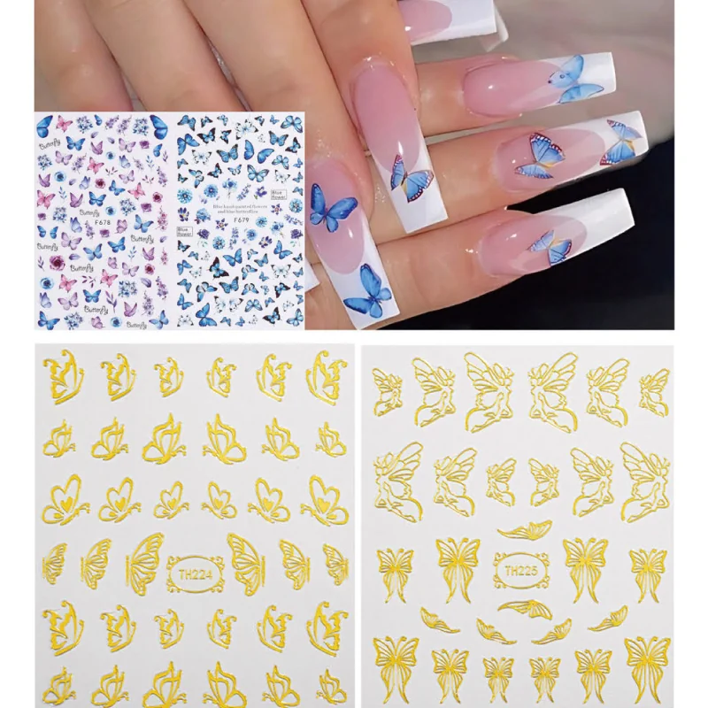 Floral Nail Art Stickers