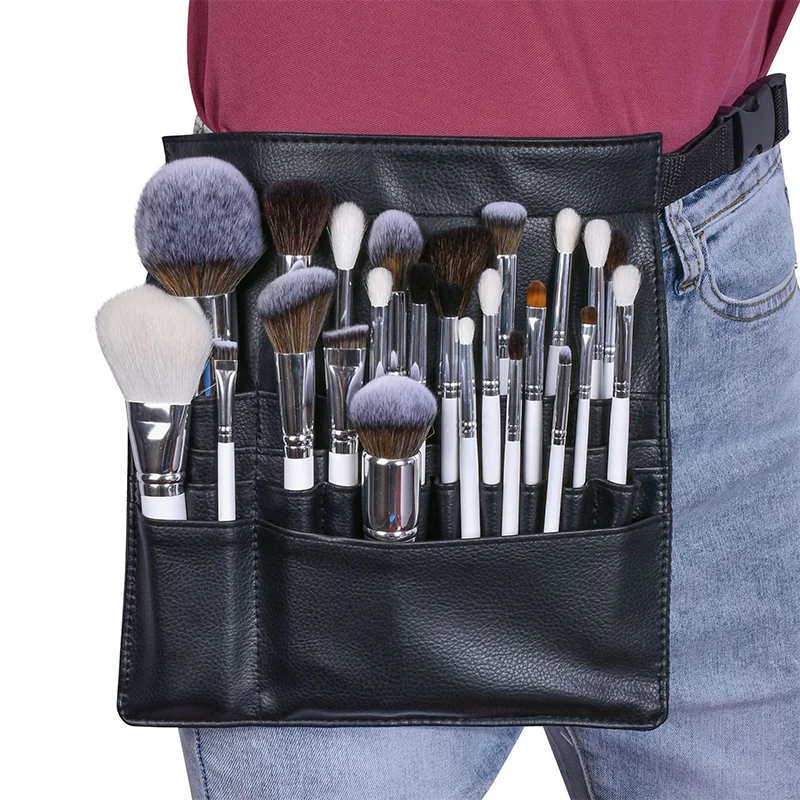 St Future Ensemble de pinceaux de maquillage blanc classique
