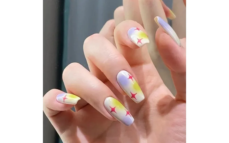 St Future Pastel Floral Spring Press-On Nails