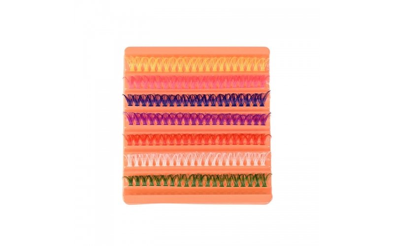 40-Piece Colorful Cluster Lashes