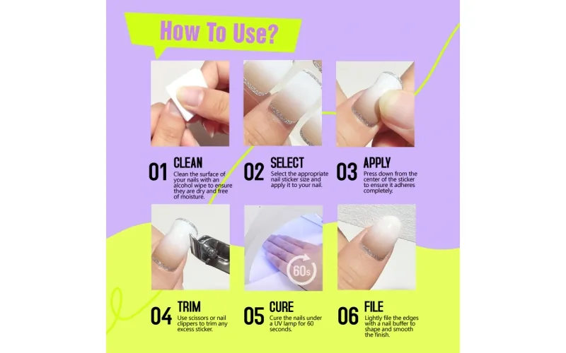 St Future Cat-Eye Semi-Cured Gel Nail Strips