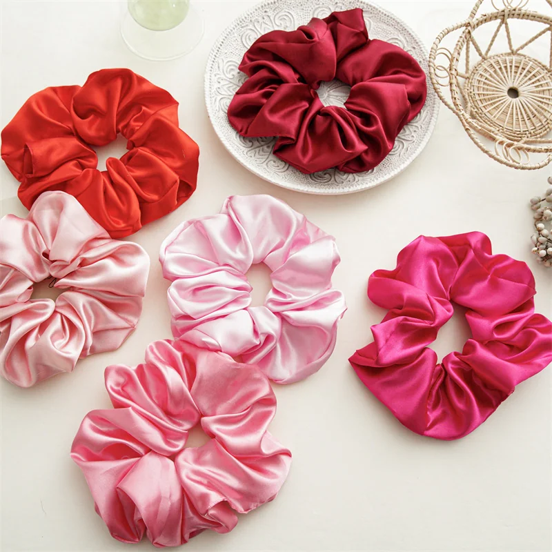 St Future High-Elasticity Satin Oversized Scrunchie Collection