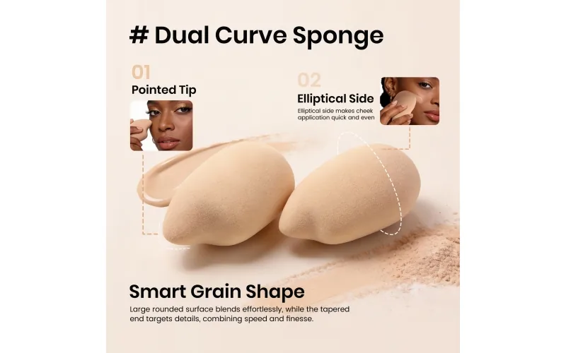 St Future Sculpted Multi-Shape Makeup Sponge Collection