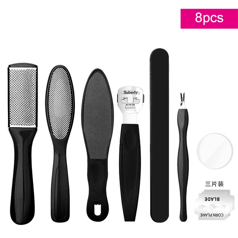 St Future 8-Piece Stainless Steel Foot Care Kit