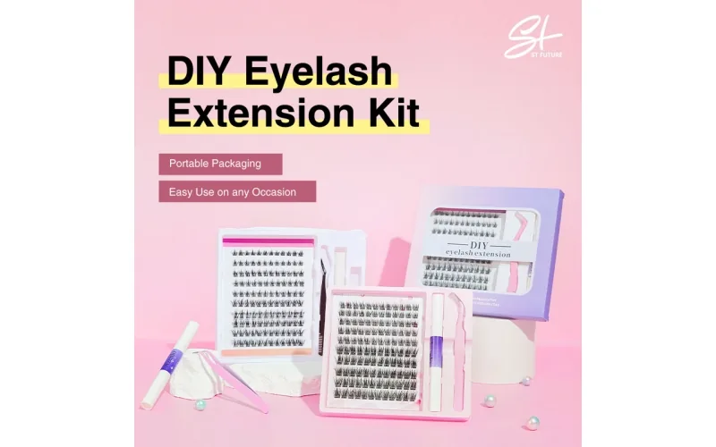 96/100/120-Piece DIY Lash Extension Kits