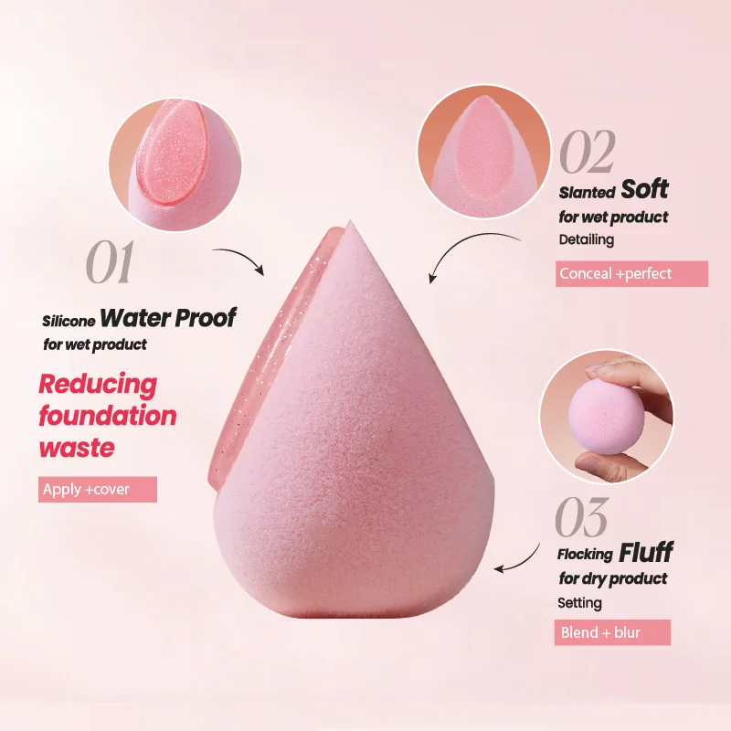 St Future Multi-Texture Makeup Sponge & Puff Collection