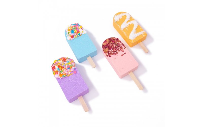 Ice-Pop Shaped Bath Salt Collection
