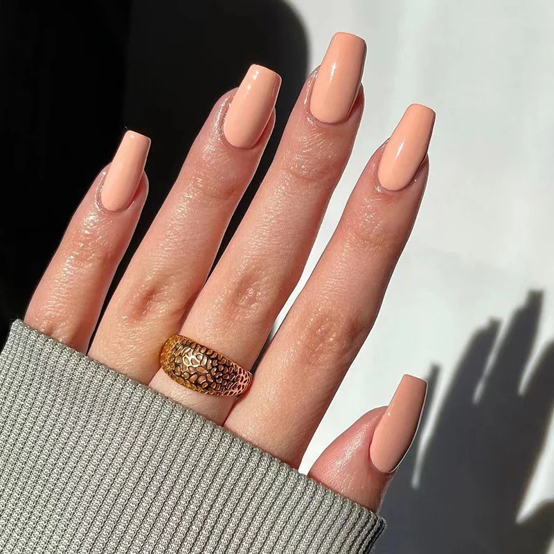 St Future Bright Color-Block Spring Press-On Nails