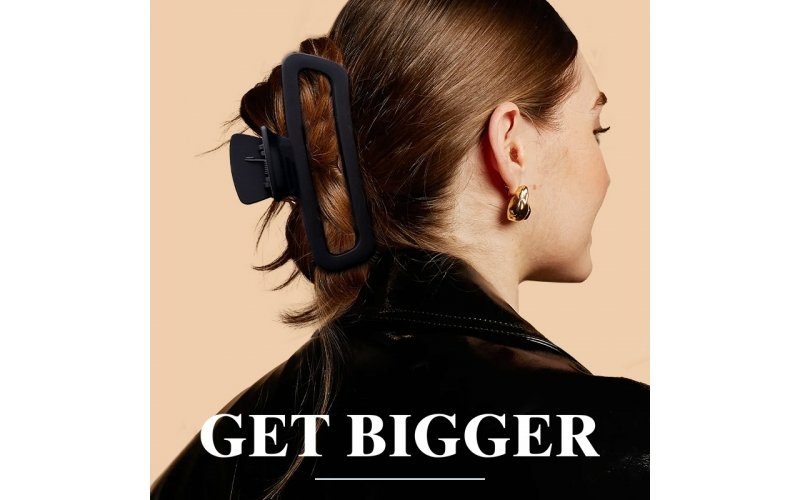 St Future GET BIGGER Scrunchie Jumbo Hair Claw Clip Hairpin