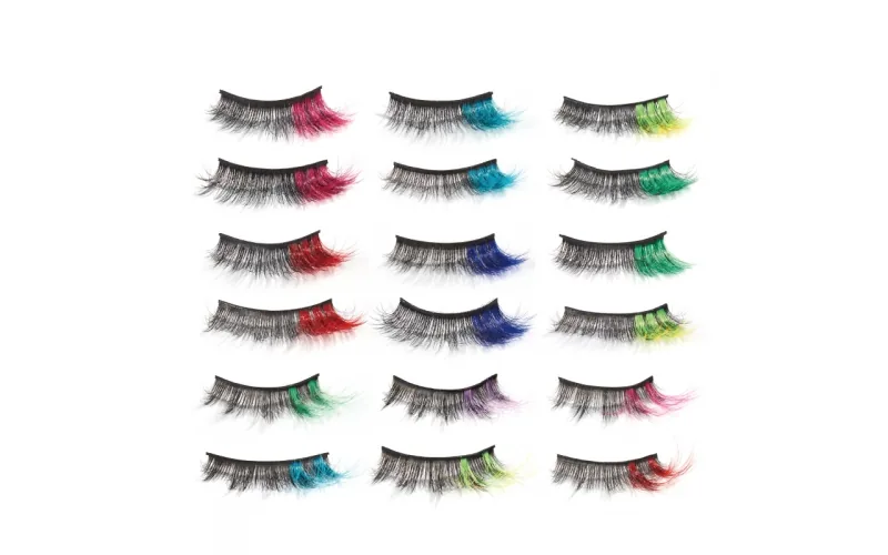 St Future Mixed-Color Party Strip Lashes