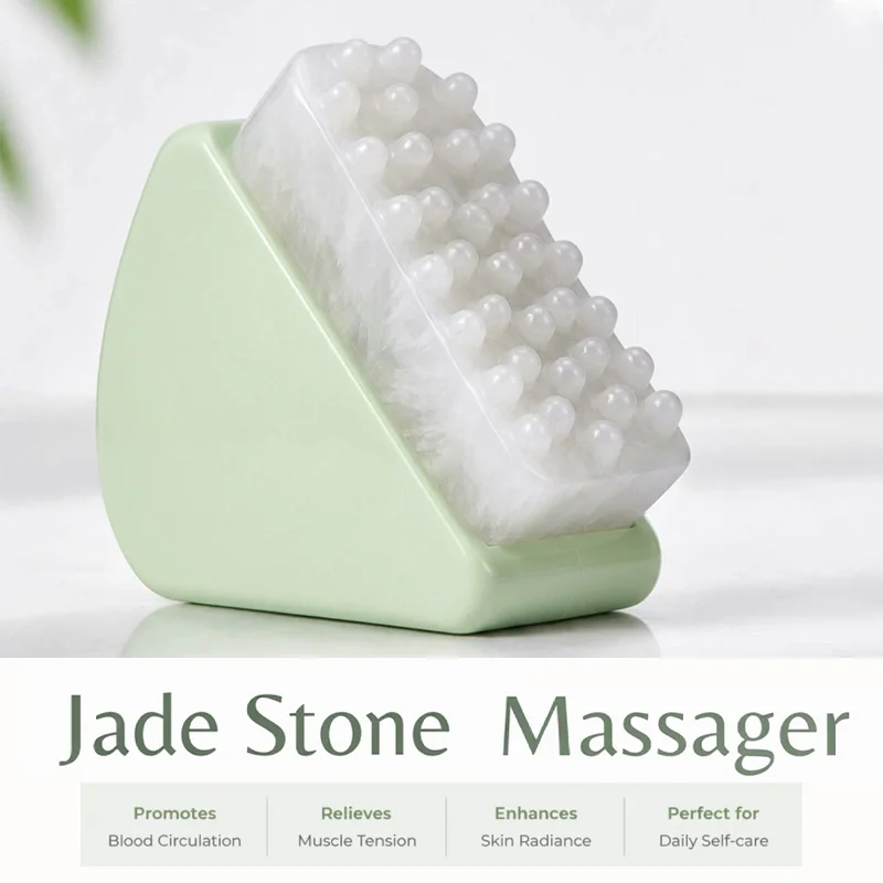St Future Peigne de massage en pierre de jade