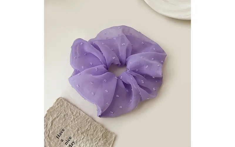 St Future Lightweight Chiffon Ponytail Scrunchie