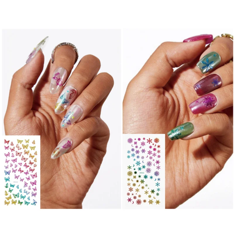 St Future Floral Nail Art Stickers