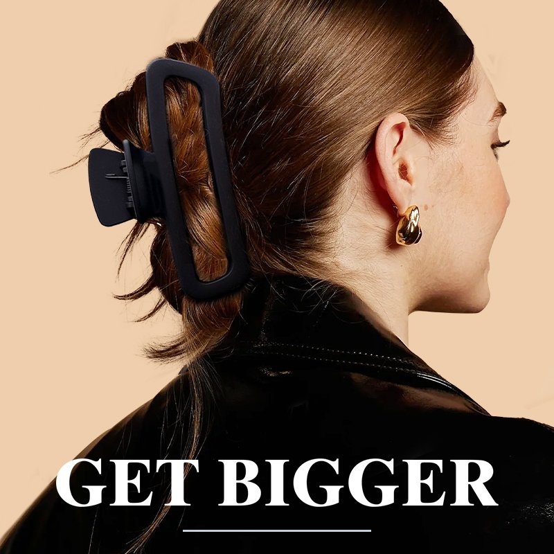 St Future GET BIGGER Scrunchie Jumbo Hair Claw Clip Hairpin