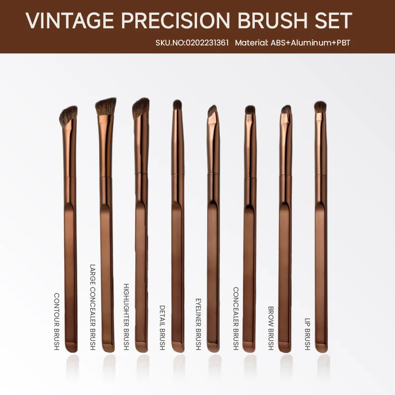 St Future Geo Smoky Grey Beauty Makeup Brush Set