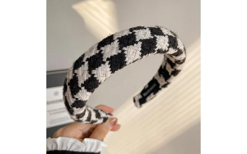 St Future Colección francés Satin Scarf-Bow Headband