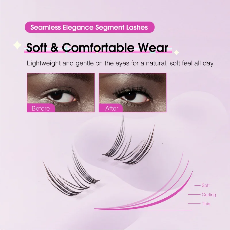 St Future Bandless Seamless Segment Lashes