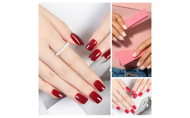 St Future 100% Real Gel Glossy Press-On Nails