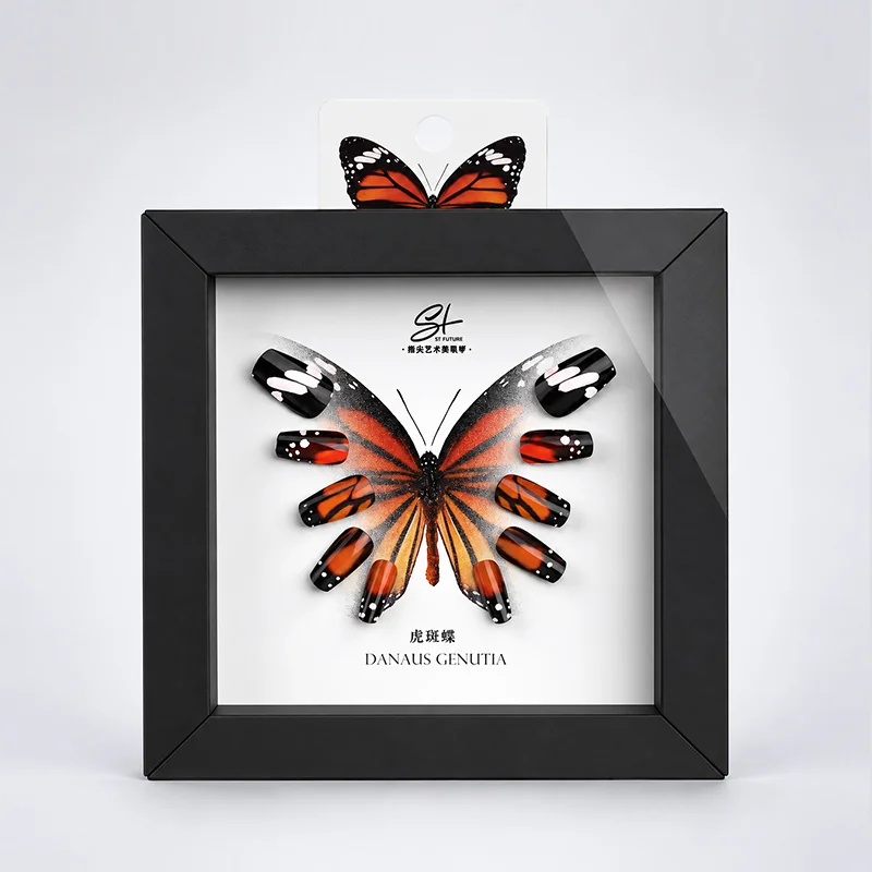 St Future Butterfly-Inspired Press-On Nails