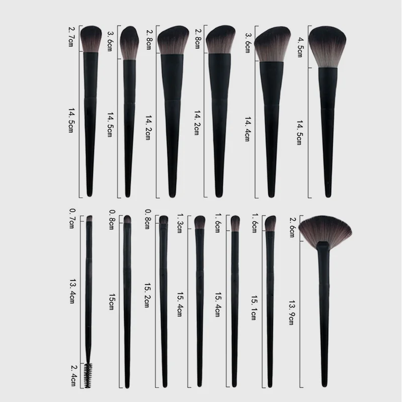 St Future 13-Piece Custom Makeup Brush Set