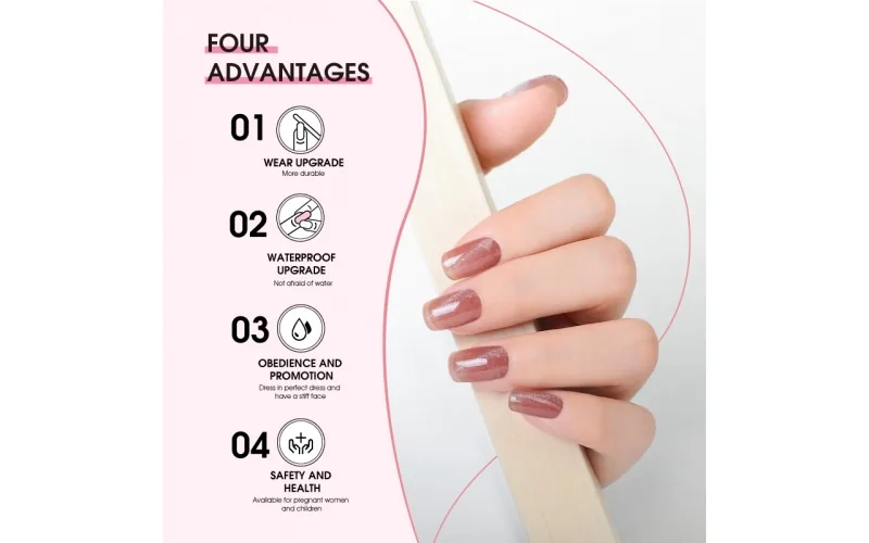 St Future Cat-Eye Semi-Cured Gel Nail Strips