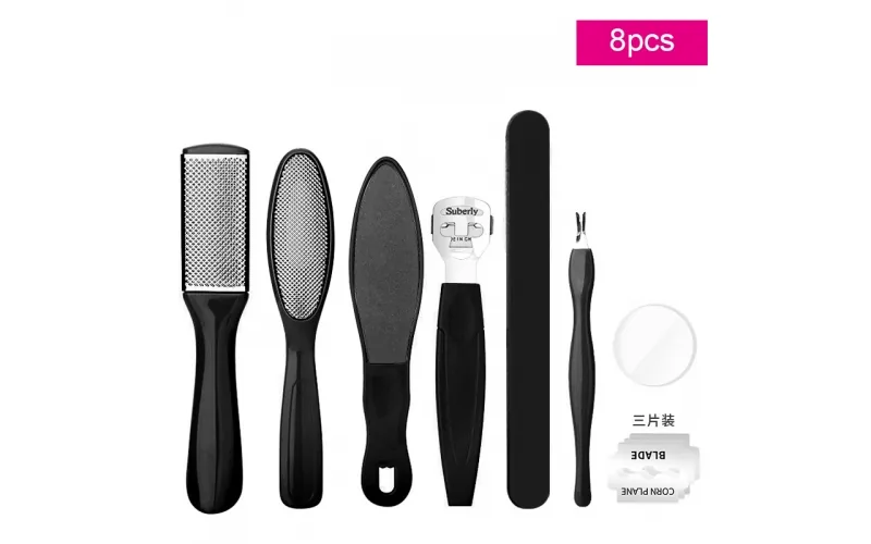 St Future 8-Piece Stainless Steel Foot Care Kit