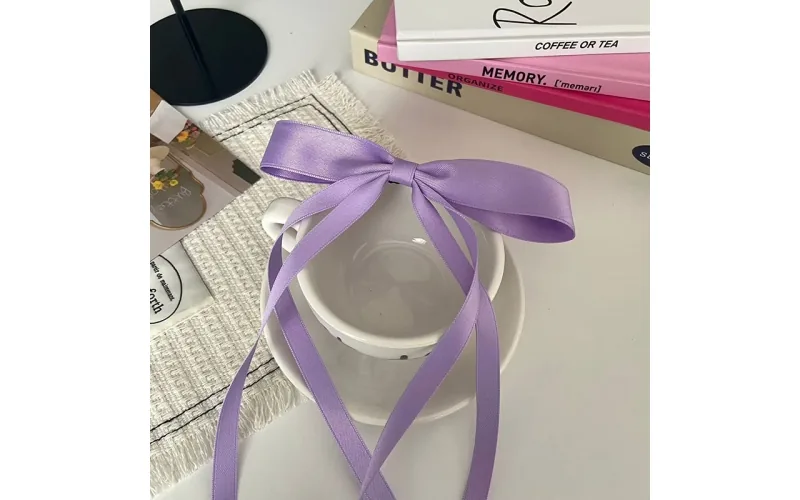 St Future Braided Long-Ribbon Bow Hair Tie Collection