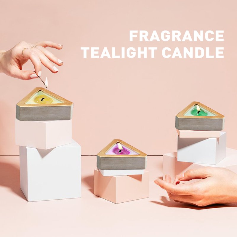 St Future Geometric Soy Wax Tealight Gift Set