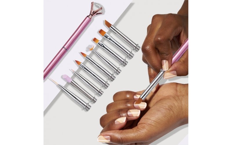 St Future 9 in 1  Nail Art Replaceable Brush set