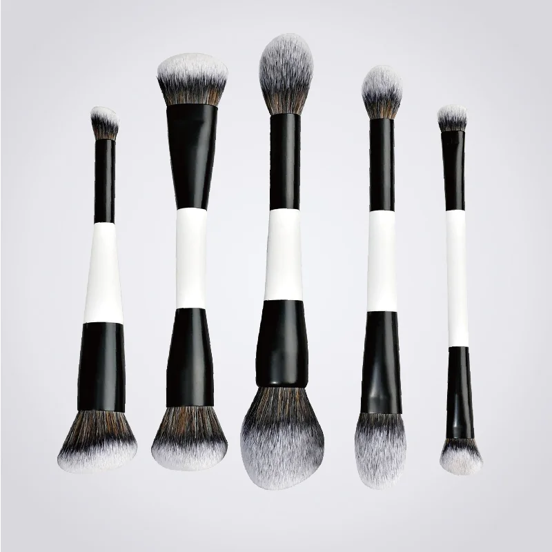 St Future Minimalist Black & White Dual-Ended Brush Set