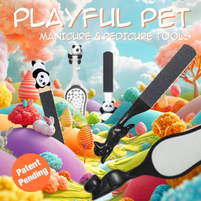 St Future Animal shape foot file nail file funny FSC