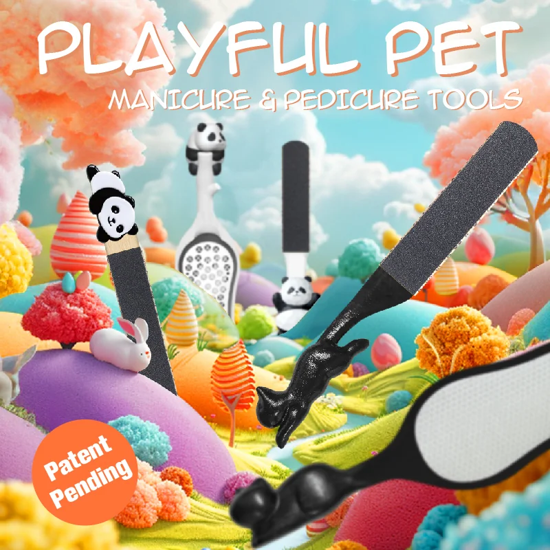 St Future Animal shape foot file nail file funny FSC