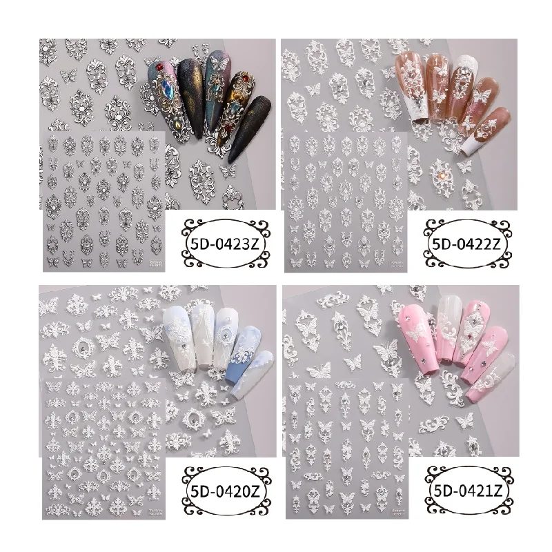 St Future Cloud Carve 3D Nail Art-Nail Stickers