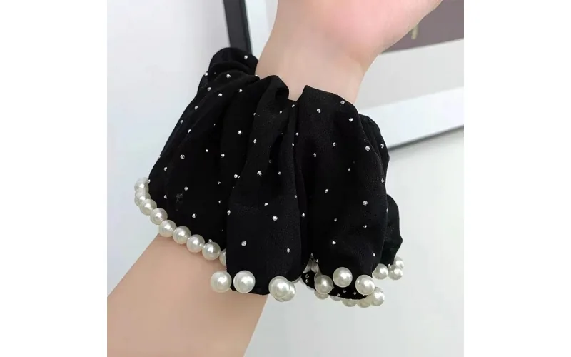 St Future Recycled Chiffon Oversized Bow Scrunchie Collection