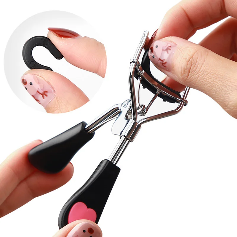 St Future Eyelash Curlers with Comb Lash Curler with 5 Replacement Refills, 3 Combs, 10 Seconds Curl and Lifted Lashes Black and Purple