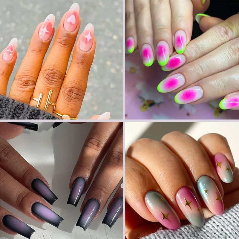 Aura Blush Gradient Press-On Nails