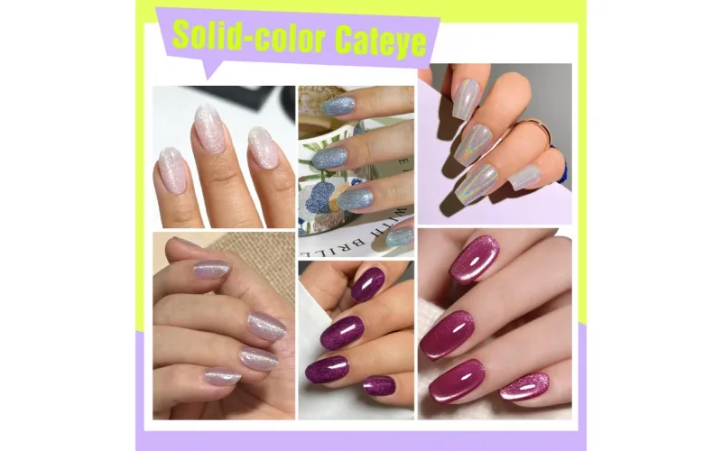 St Future Cat-Eye Semi-Cured Gel Nail Strips