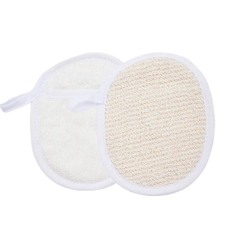 Ramie & Cotton Dual-Sided Bath Sponge Pad