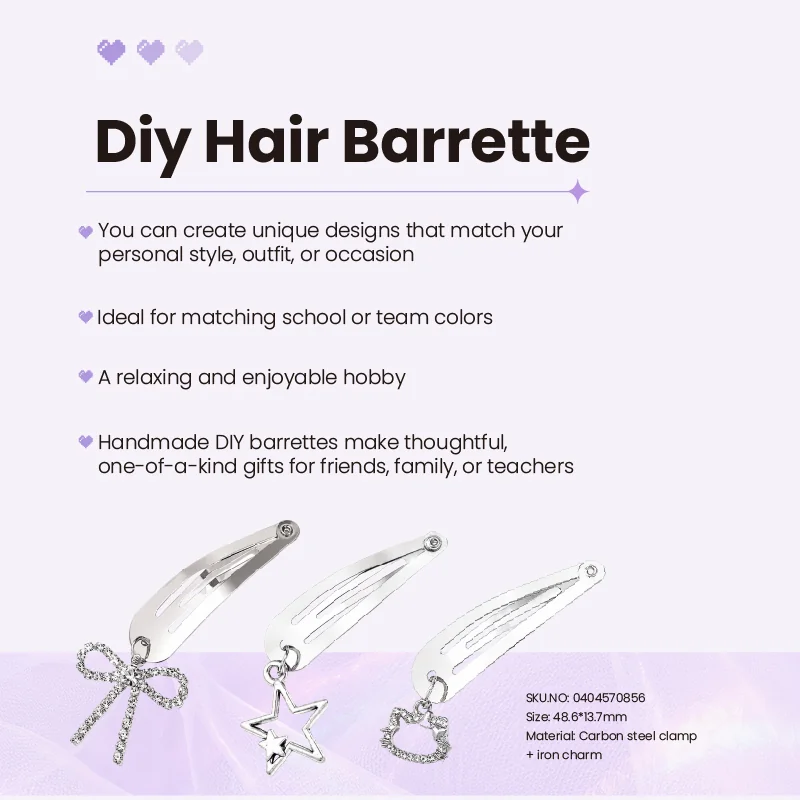 St Future DIY Kawaii Hair Barrette & Charm Kit