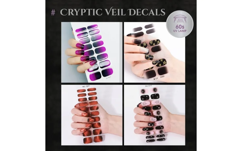 St Future Nocturne Veil Gothic Press-On Nails