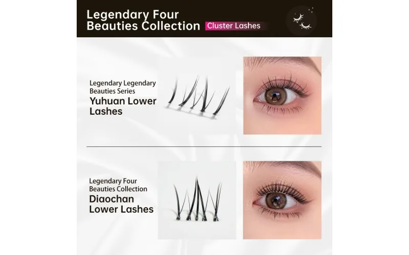 St Future Lower Lash Collection with Clear Band