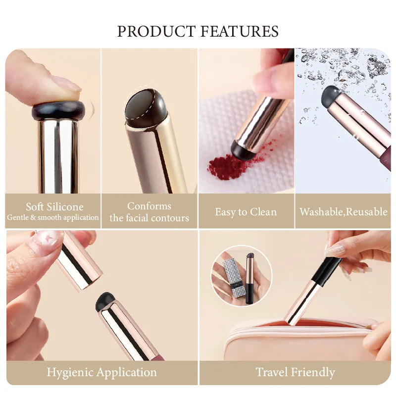 St Future 2-in-1 Silicone Lip & Foundation Makeup Brush
