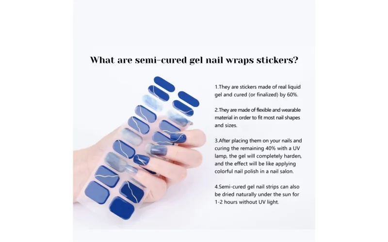 St Future Semi-Cured Gel Nail Strips
