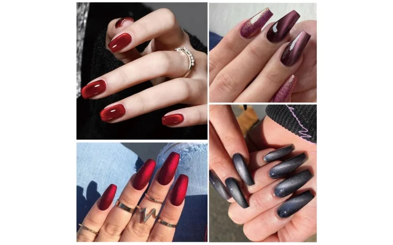 St Future French Geometric Cat-Eye Press-On Nails