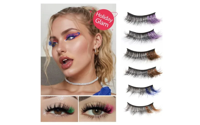 St Future Mixed-Color Party Strip Lashes