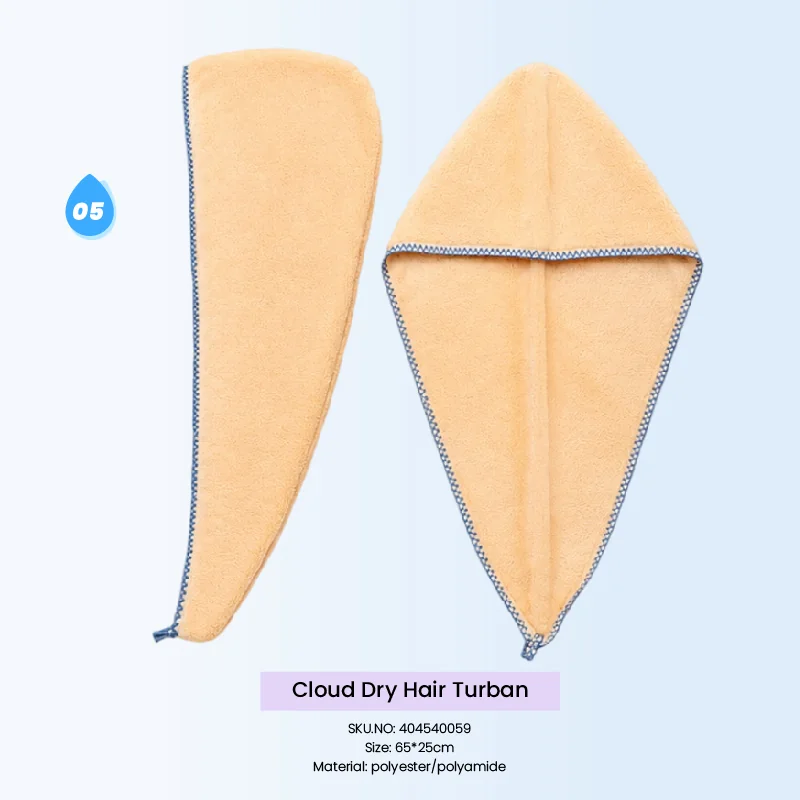 St Future Super-Absorbent Quick-Dry Hair Towel with Locked Edges