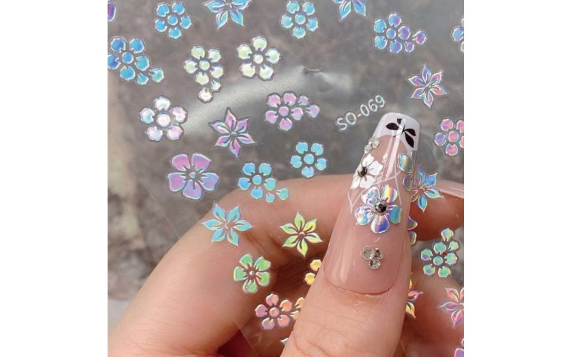 Holographic Star Nail Stickers